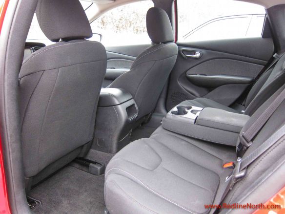 Ample rear legroom