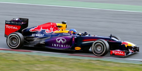 Sebastian Vettel  2013 Red Bull RB9 race car
