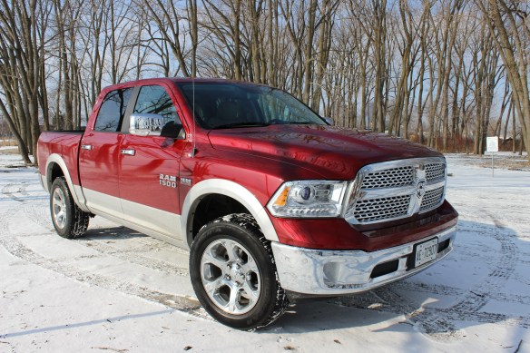 Ram Laramie with air suspension set at Off Road 2